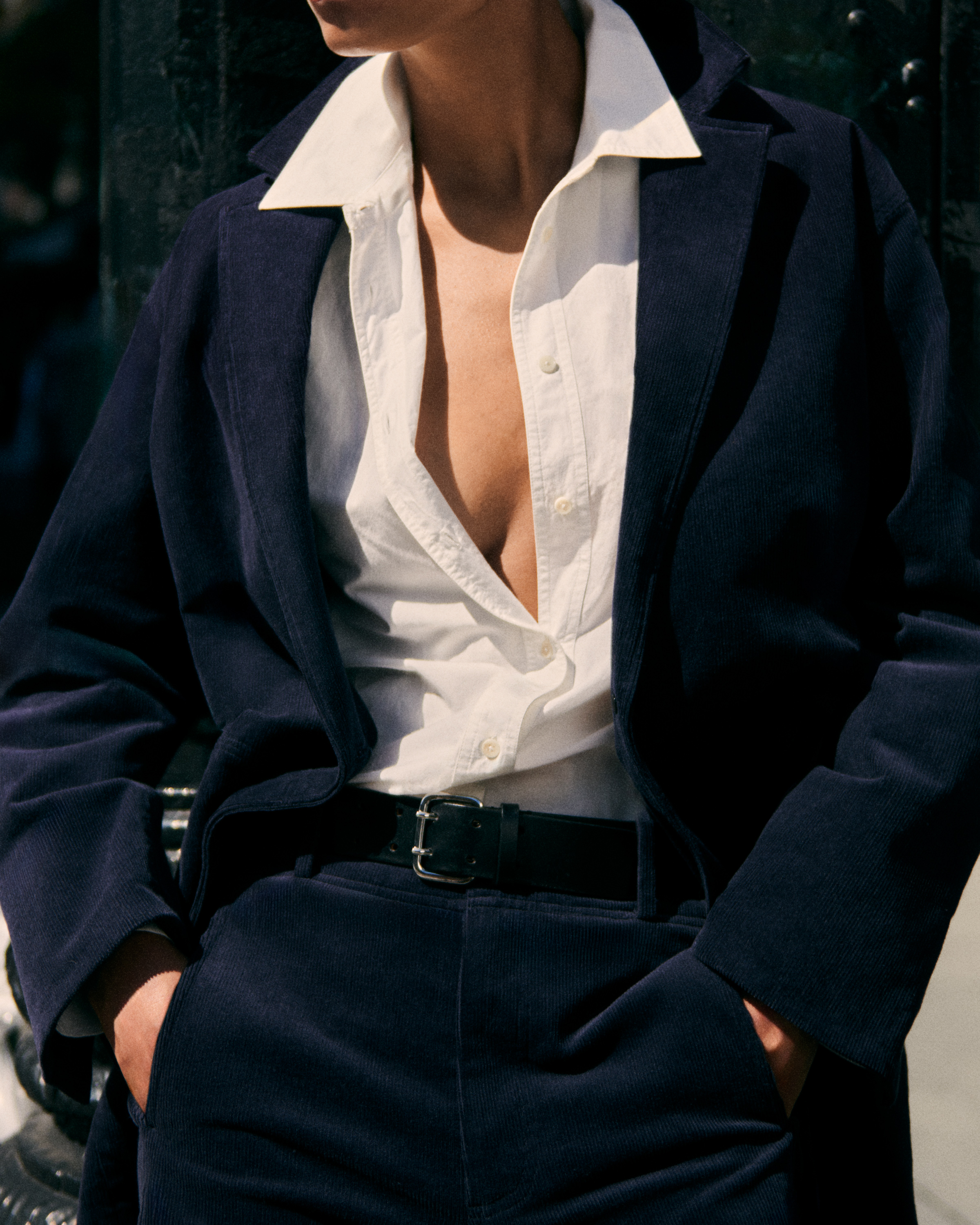 Oversized Button Down + Immi Blazer