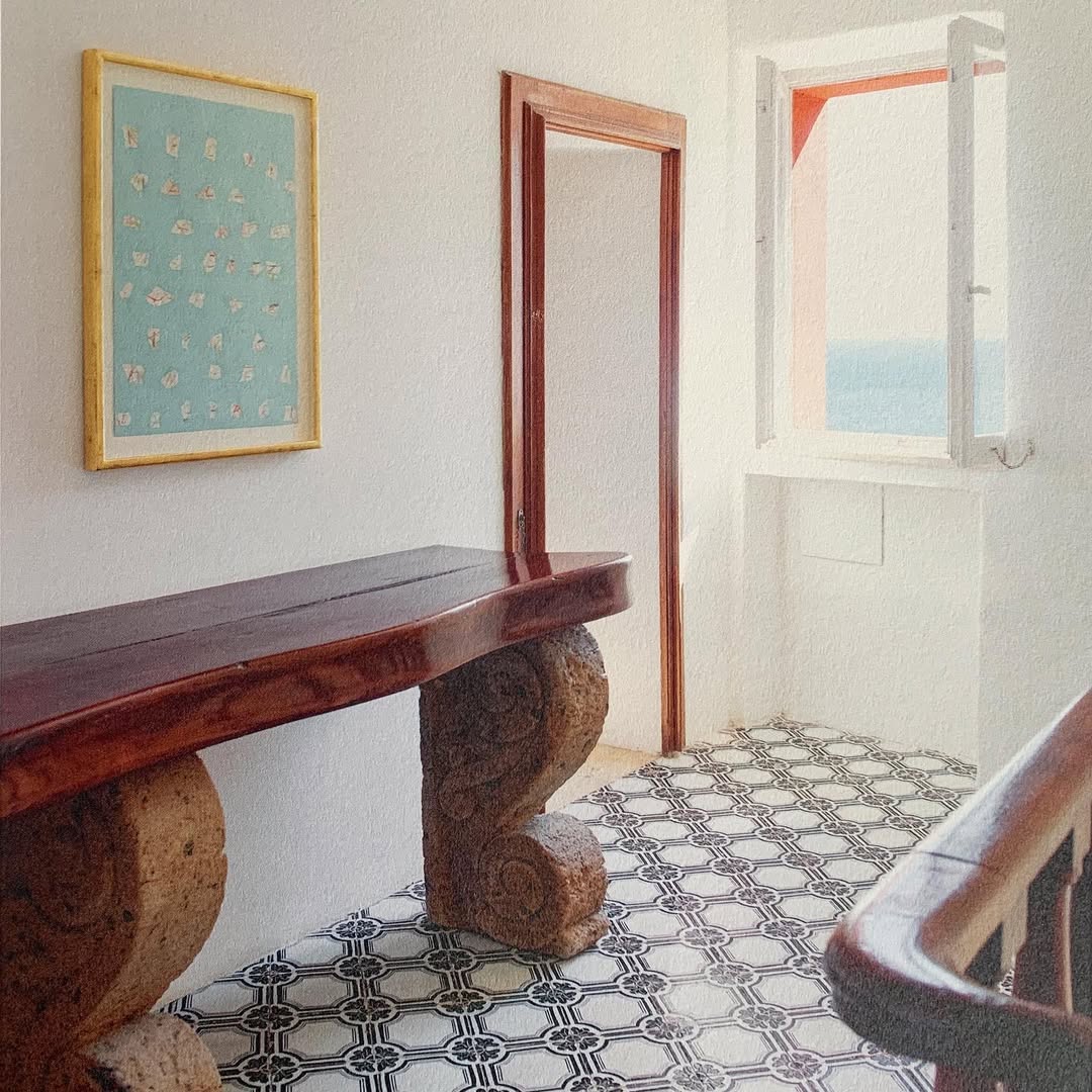 Cy Twombly at Casa Malaparte, Capri