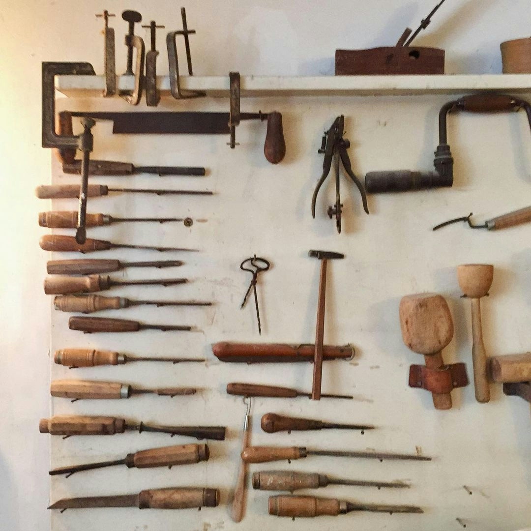 Valentine Schlegel’s collection of working tools