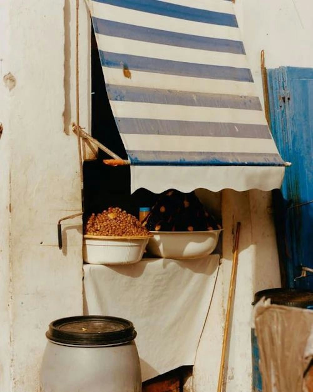 Moroccan market stall exterior, photographer unknown